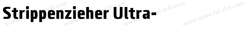 Strippenzieher Ultra字体转换